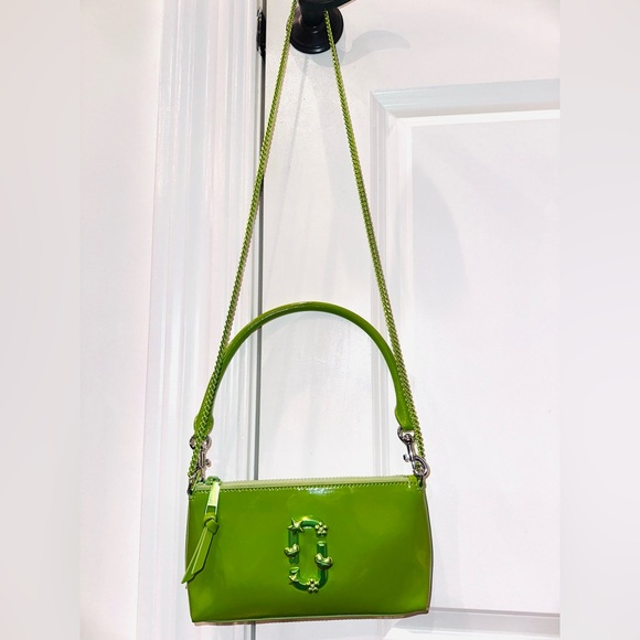 Marc Jacobs Glossy Green Crossbody/Shoulder Bag / NWOT / Rare ⭐️ / 2 straps! - Picture 10 of 14
